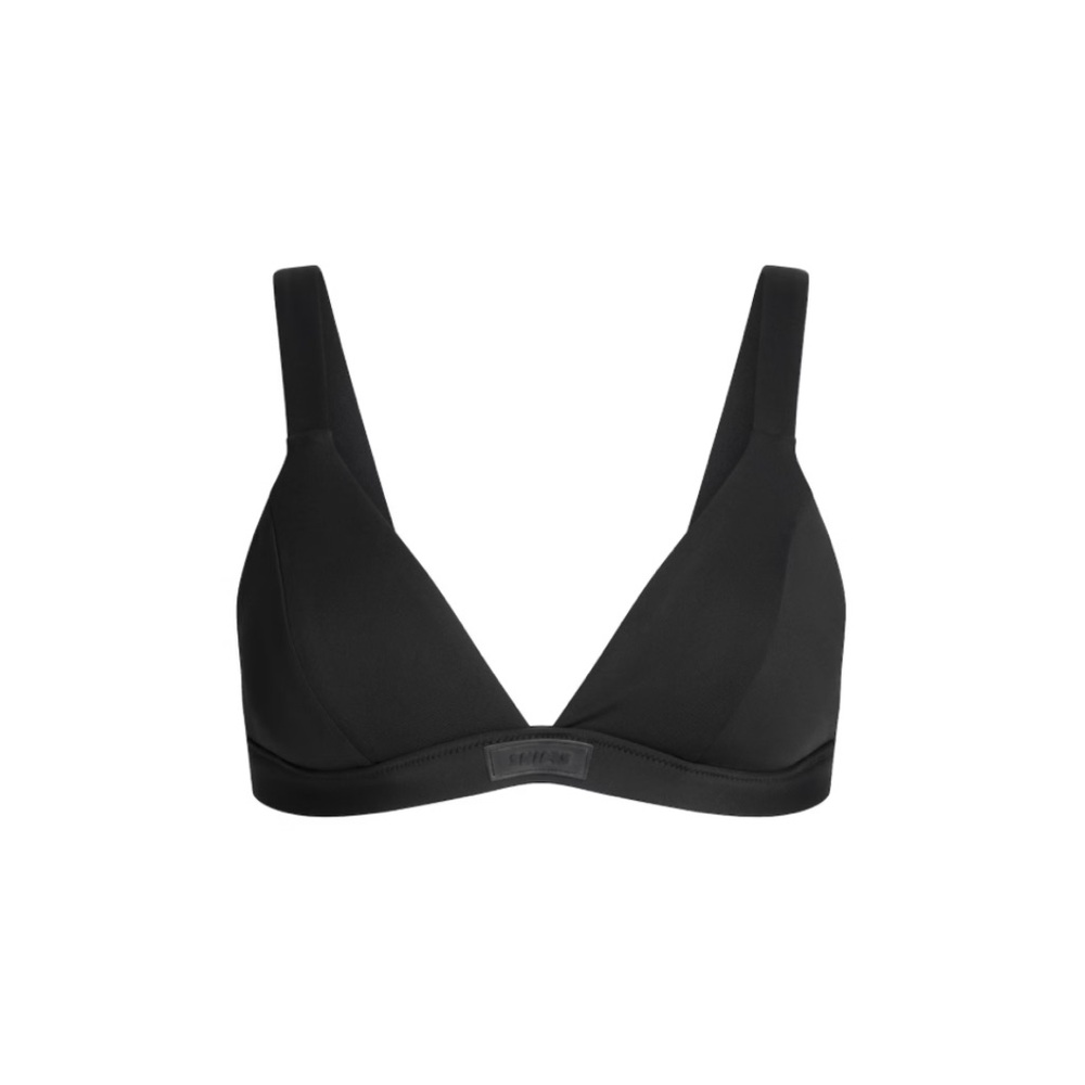 NWT Skims Swim Pludge bikini top Black Small